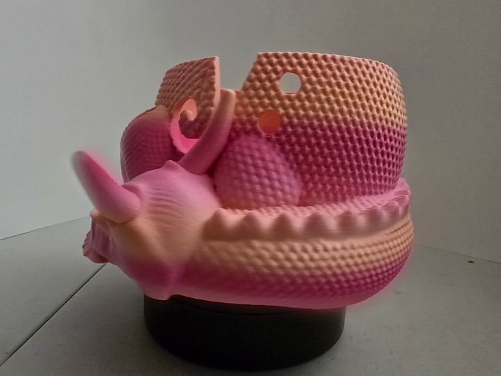 Sunset Dragon Yarn Bowl 3D printed 🐑 product image (2)