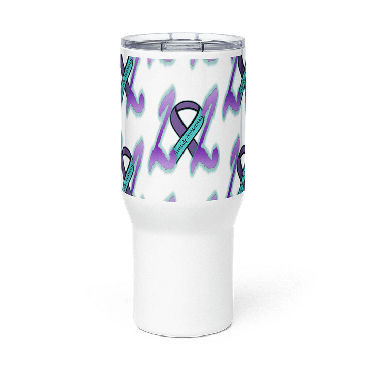 Suicide Awareness Ribbon Travel Mug product image (3)