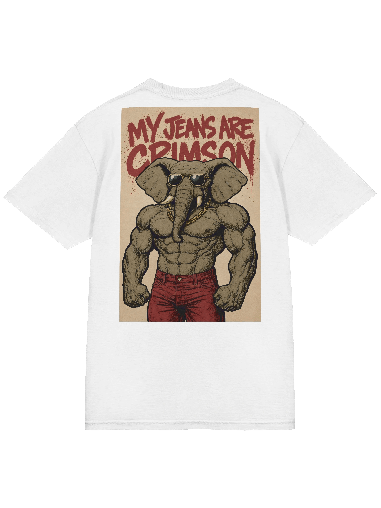 Crimson Swagger Elephant Tee product image (4)