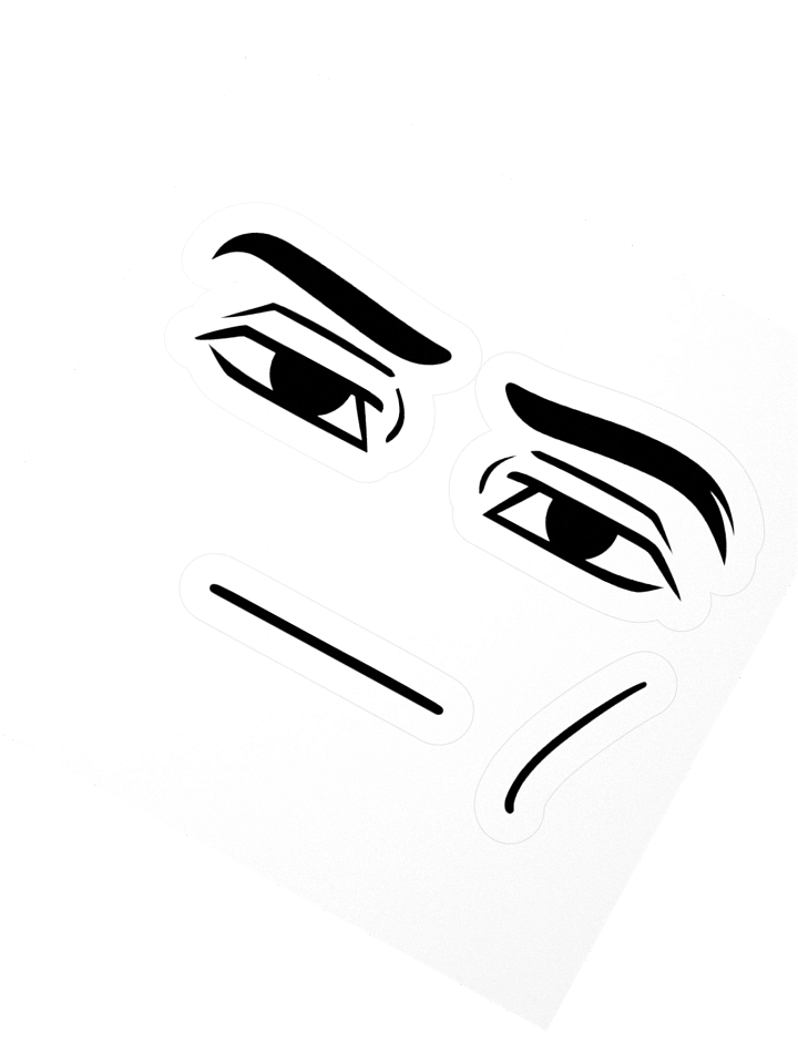 Bold Character Sticker | Sleek Gaming Aesthetic product image (4)