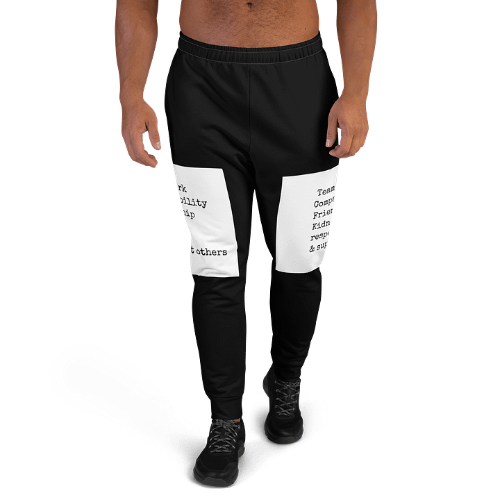 Team work makes the dream work All-Over Print Recycled Men's Joggers product image (2)