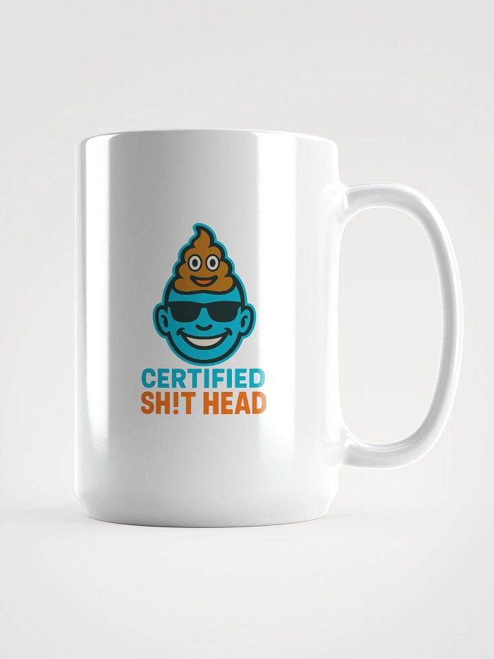 Certified Sh!t Head Mug – #PoopFaceSquad Coffee Cup product image (1)