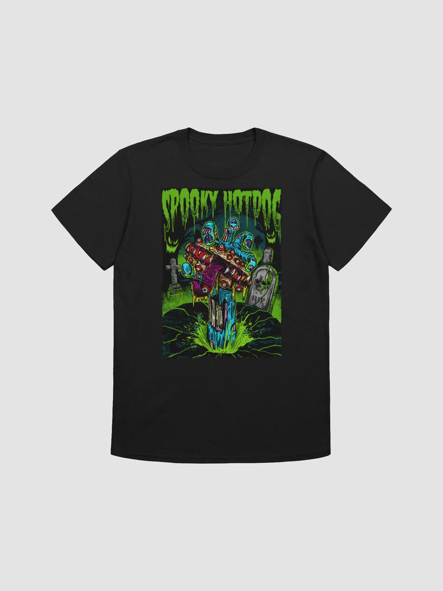 Spooky Hotdog Creature Feature Soft Tee product image (2)