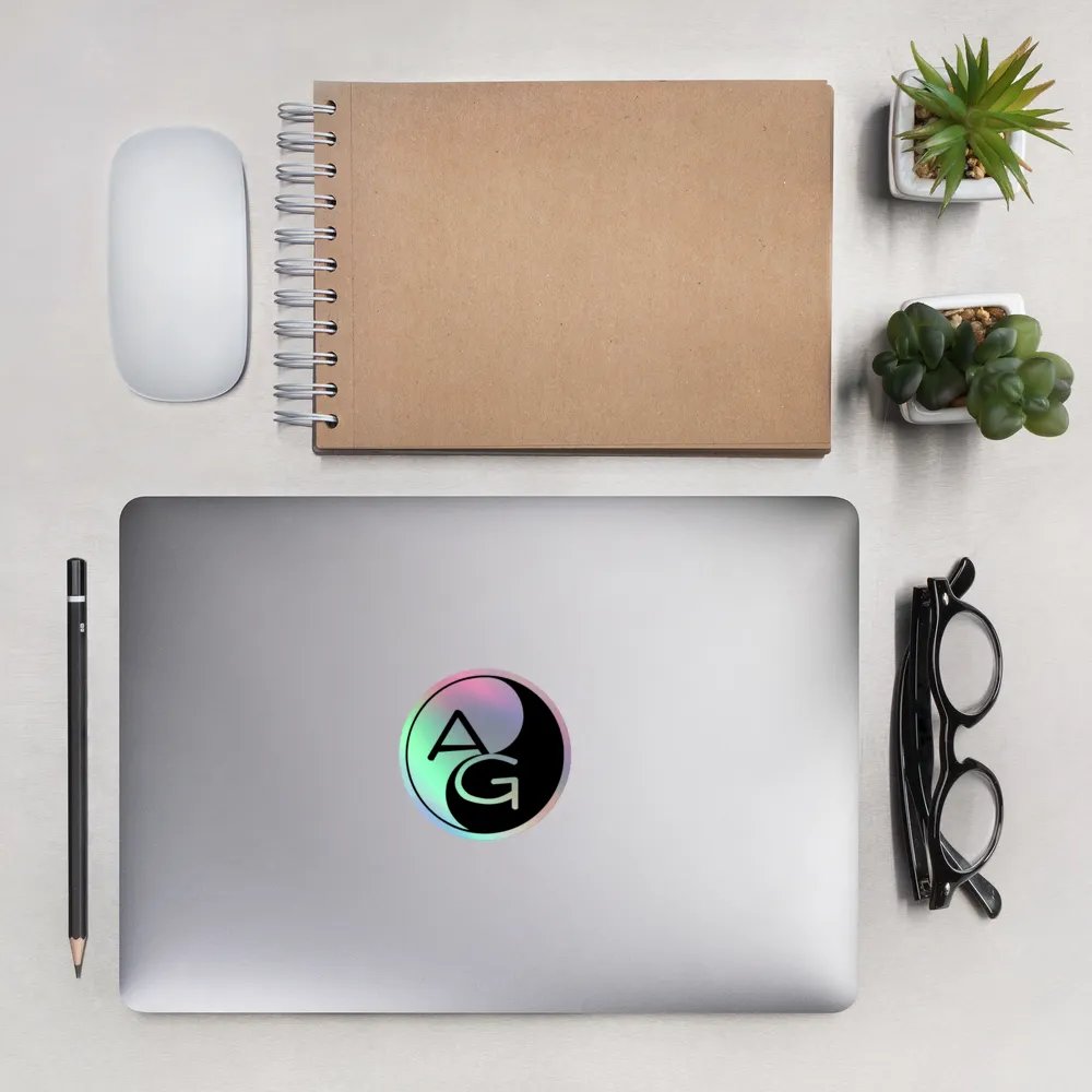 Holographic A & G Sticker product image (13)