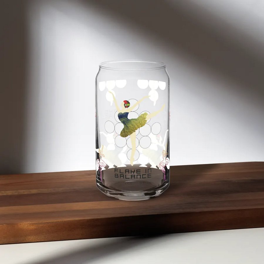 Flake in Balance Can-Shaped Glass product image (5)