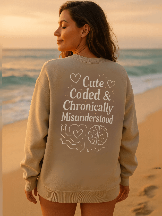 Cute Coded & Chronically Misunderstood Sweatshirt product image (1)