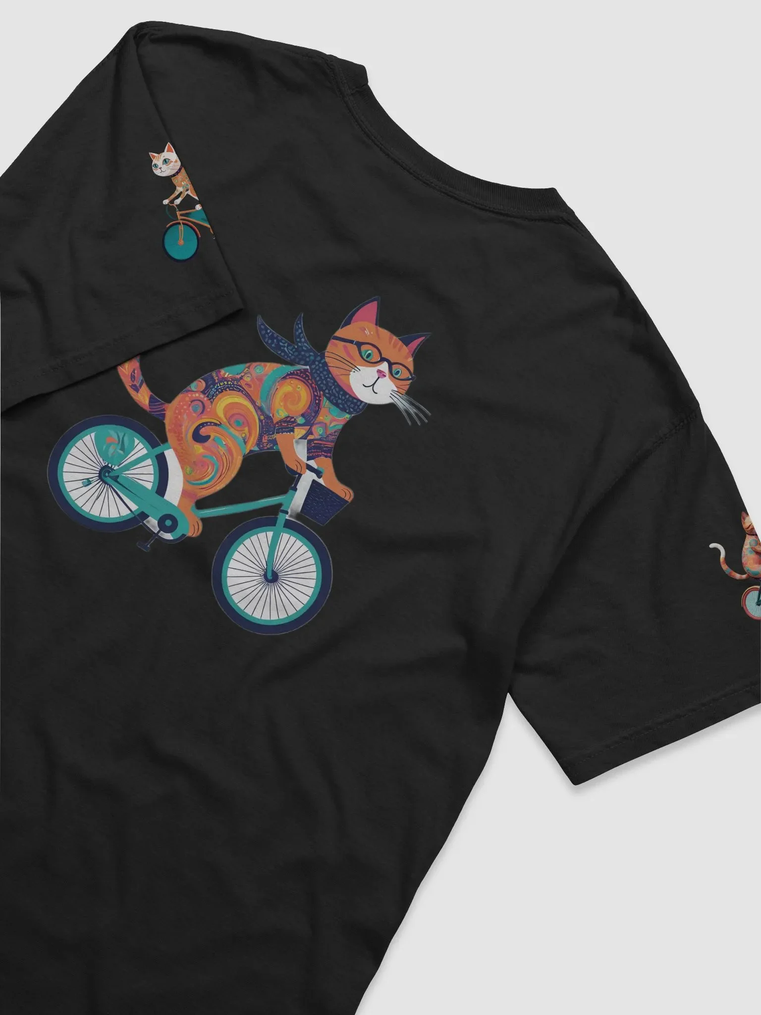 Abstract Cats Riding a bike product image (38)
