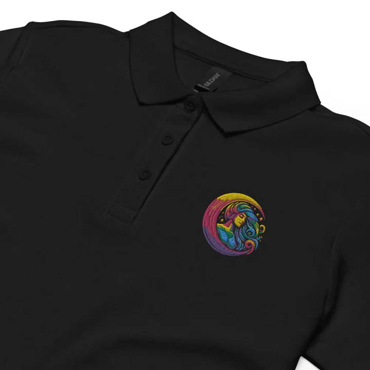 Celestial Crescent Moon Women's Polo product image (2)