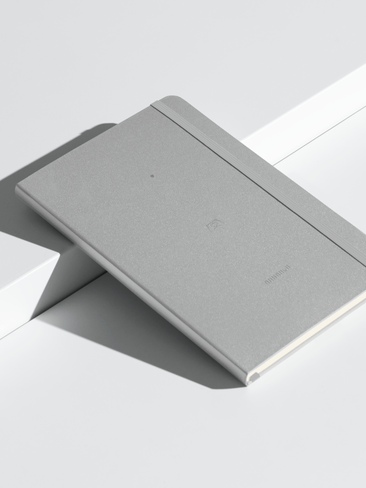 Heart Inside. Grey Only. Hardcover Bound Notebook | JournalBook® product image (3)