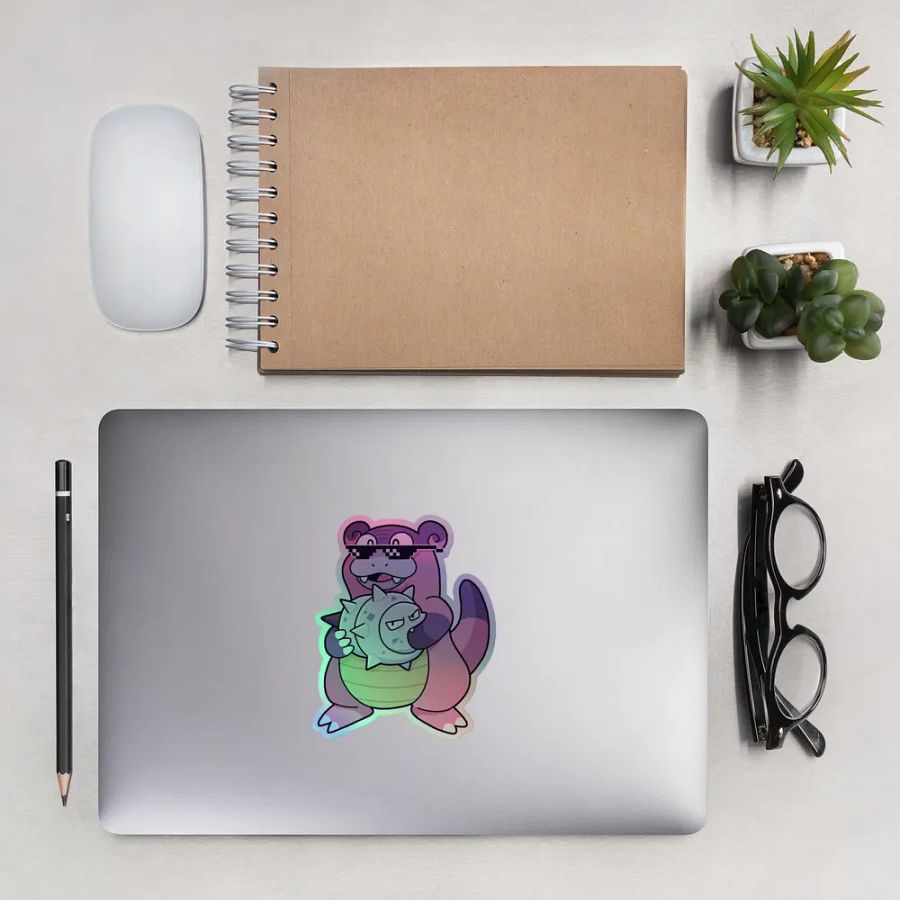 Galarian Slowbro Holographic Sticker product image (2)