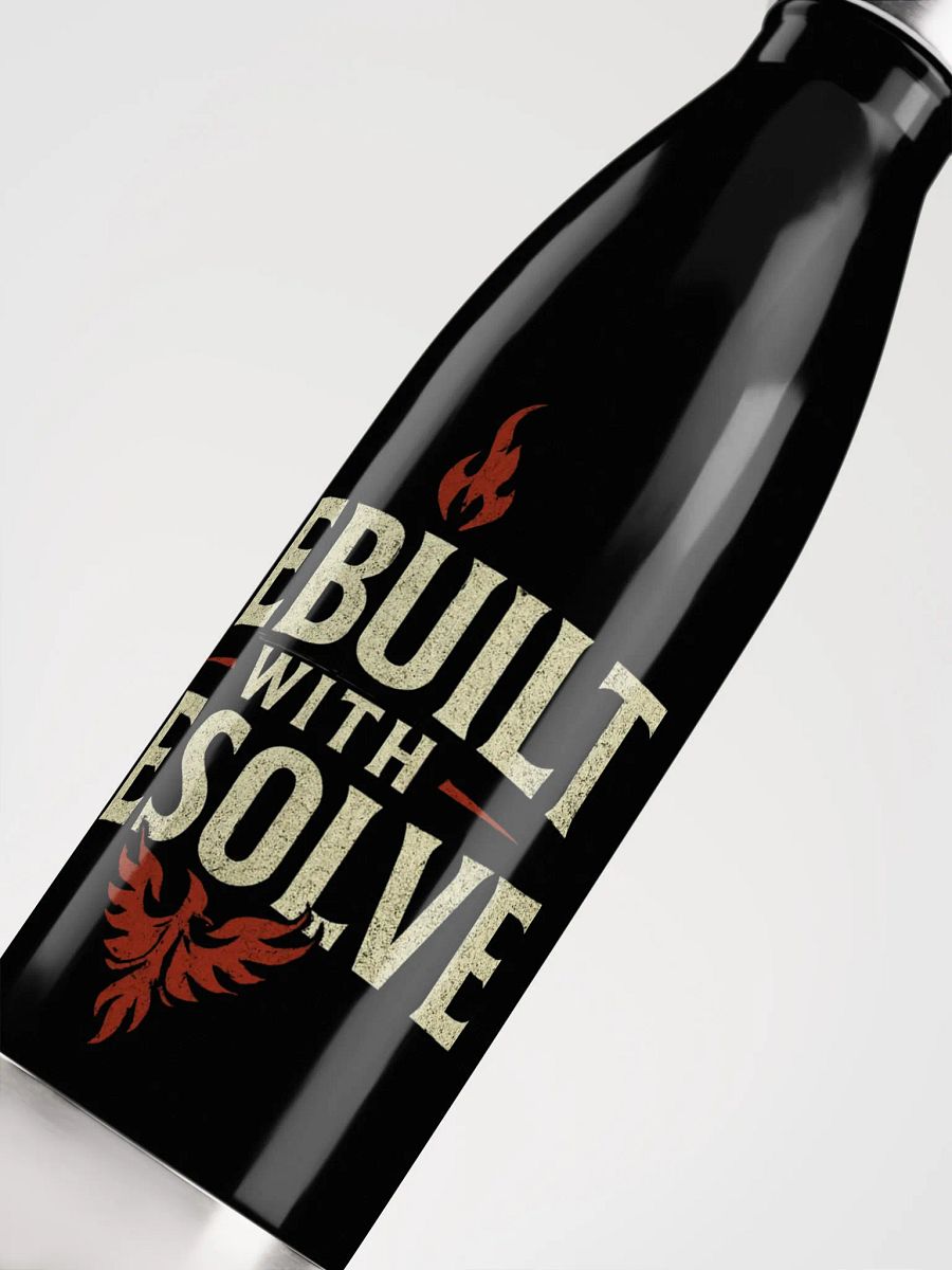 "Phoenix Fuel – Rebuilt With Resolve Water Bottle" product image (5)