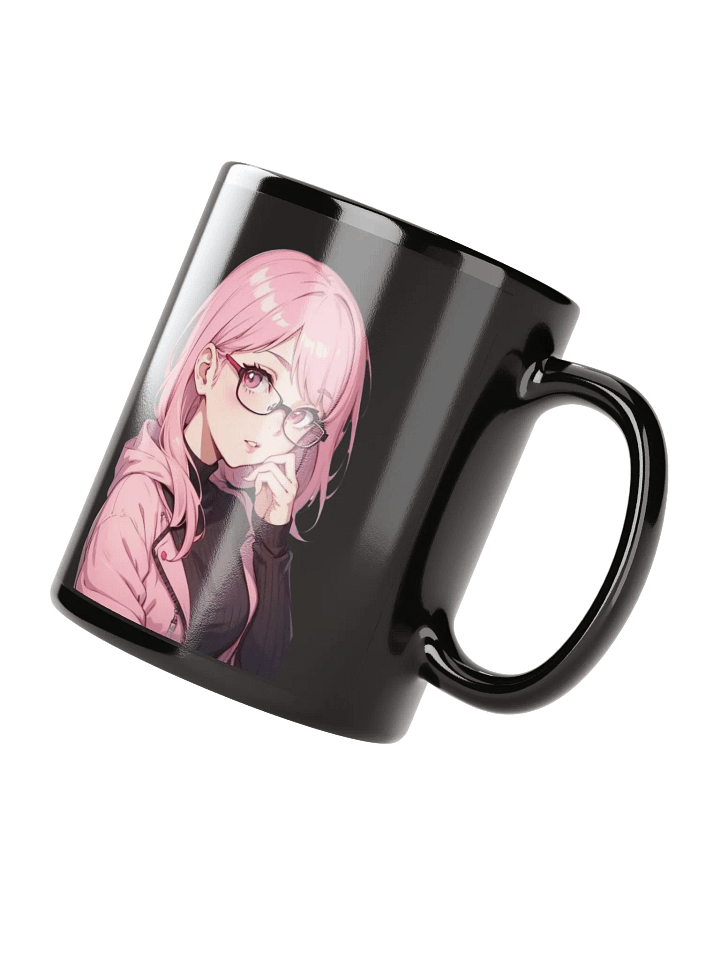 (PINK WAIFU) K Black Mug product image (2)
