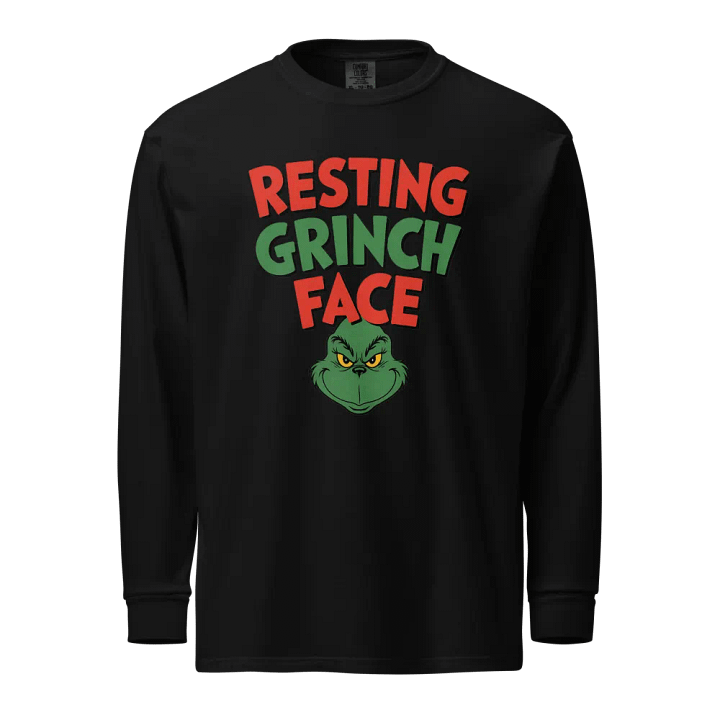 Mischievous Grinch Long Sleeve Shirt product image (1)