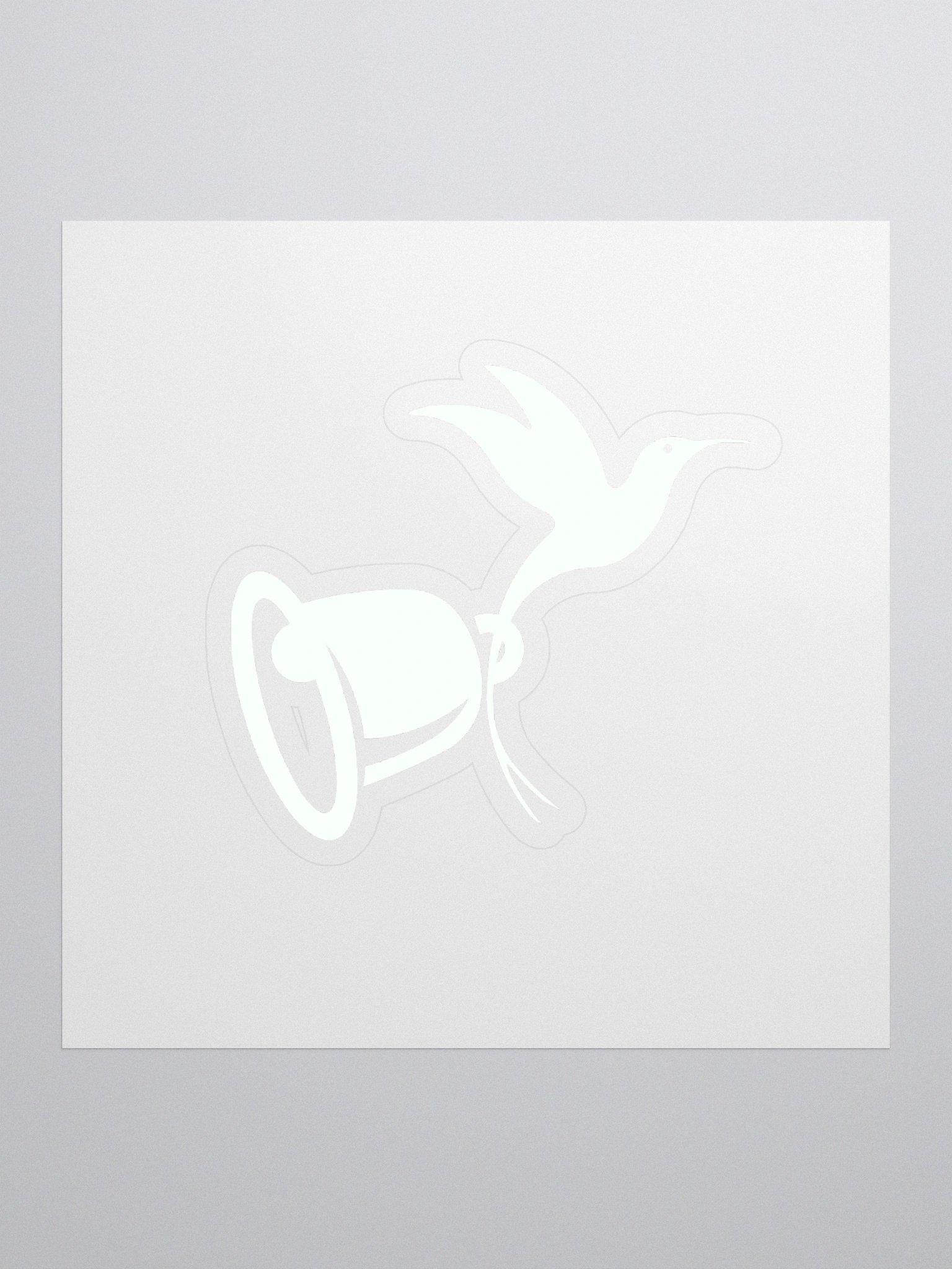 Humming Bird Kiss Cut Stickers product image (1)