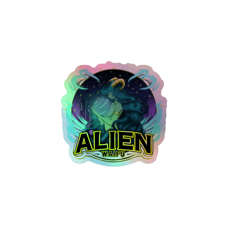 Cosmic Companion-Cut Holographic Sticker Sheet