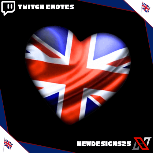 UK Animated Heart Emote product image (1)