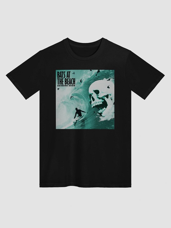 Bats At The Beach T-Shirt (Black) product image (1)