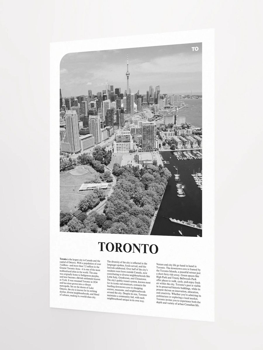 Toronto 01 Newspaper Poster product image (8)