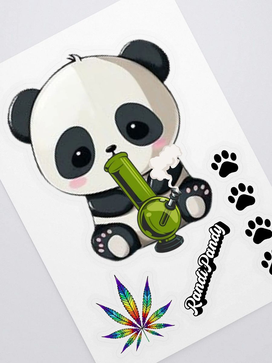 Bubbly Panda +6 Sticker Set product image (1)
