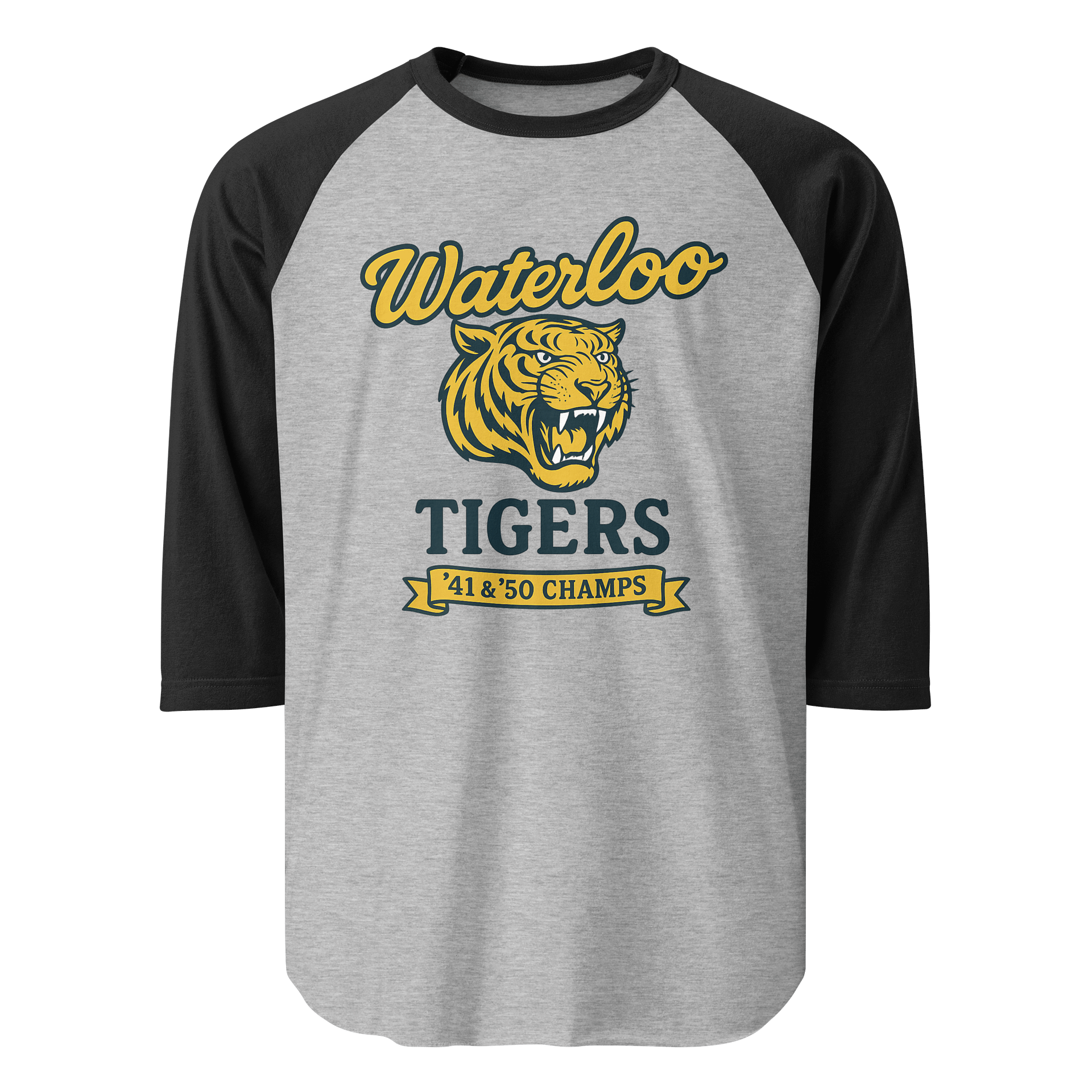 Waterloo Tigers 3/4 Legacy Tee product image (1)