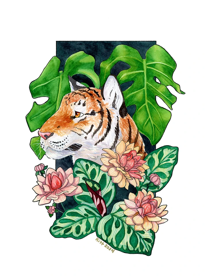 Dahlia Tiger 8.5x11 Print product image (1)