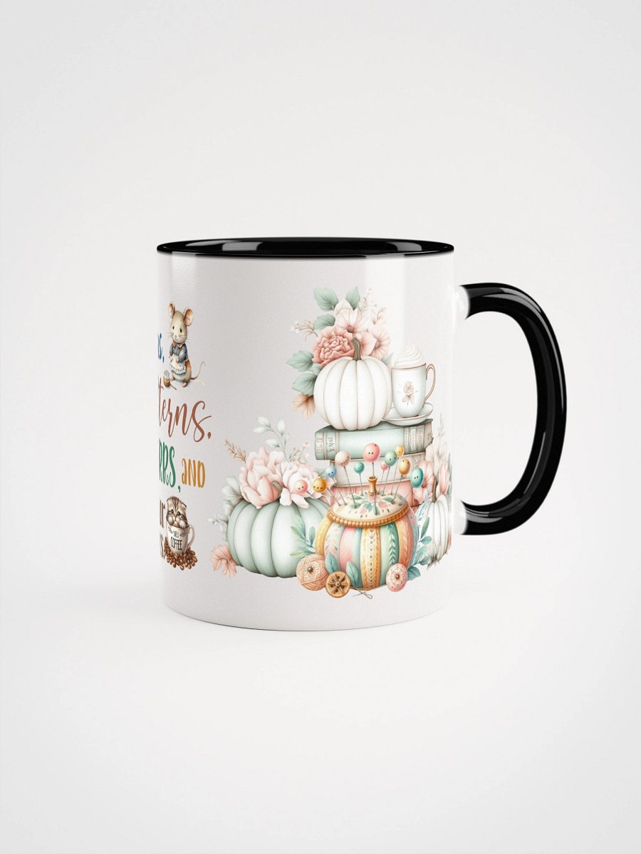 Whimsical Autumn Pins Patterns Coffee Ceramic Mug product image (1)