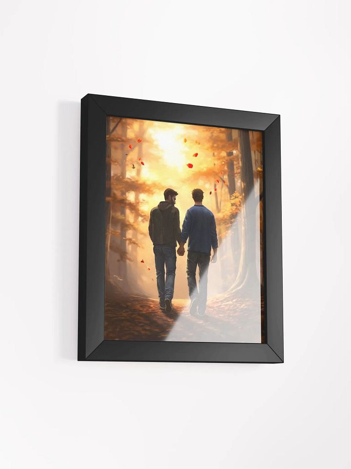 Fall Romance - Gay Couple Framed Poster product image (28)