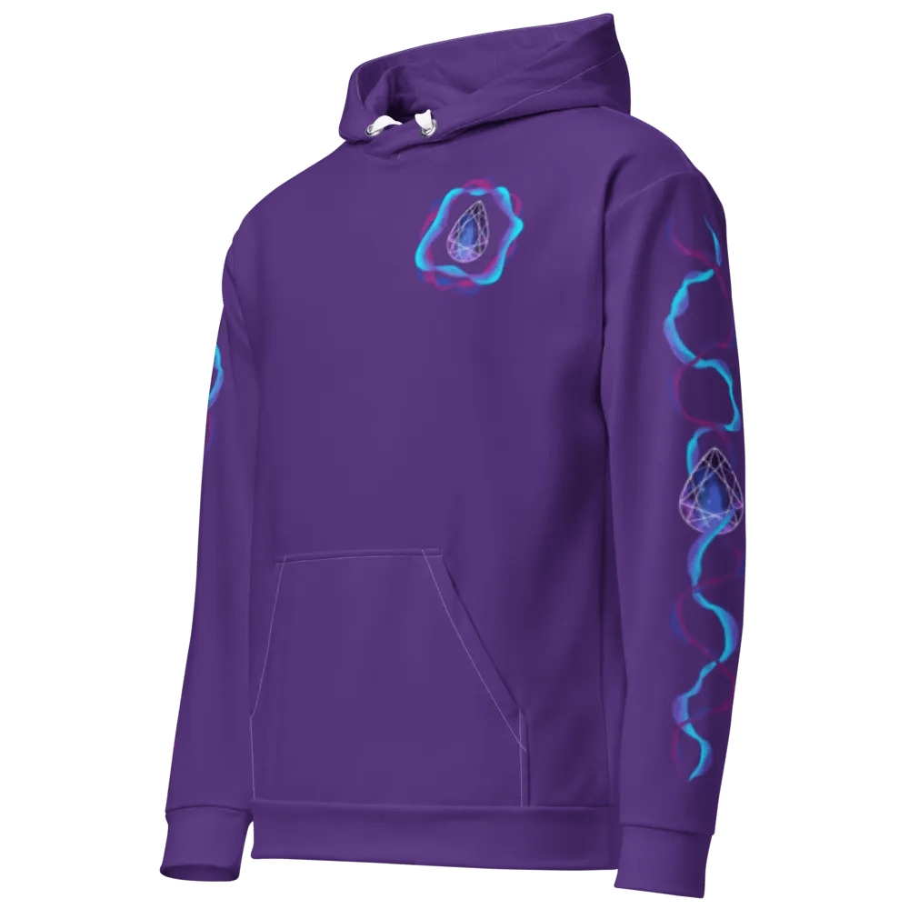 Galactic Waves Hoodie - Purple product image (2)