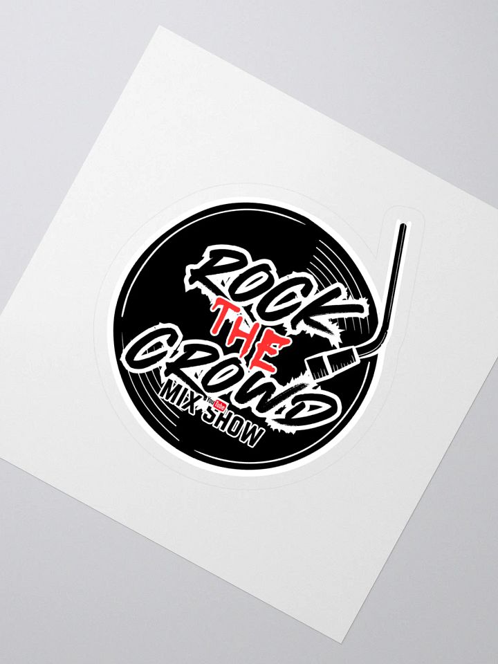 Rock The Crowd Vinyl Logo Sticker product image (2)