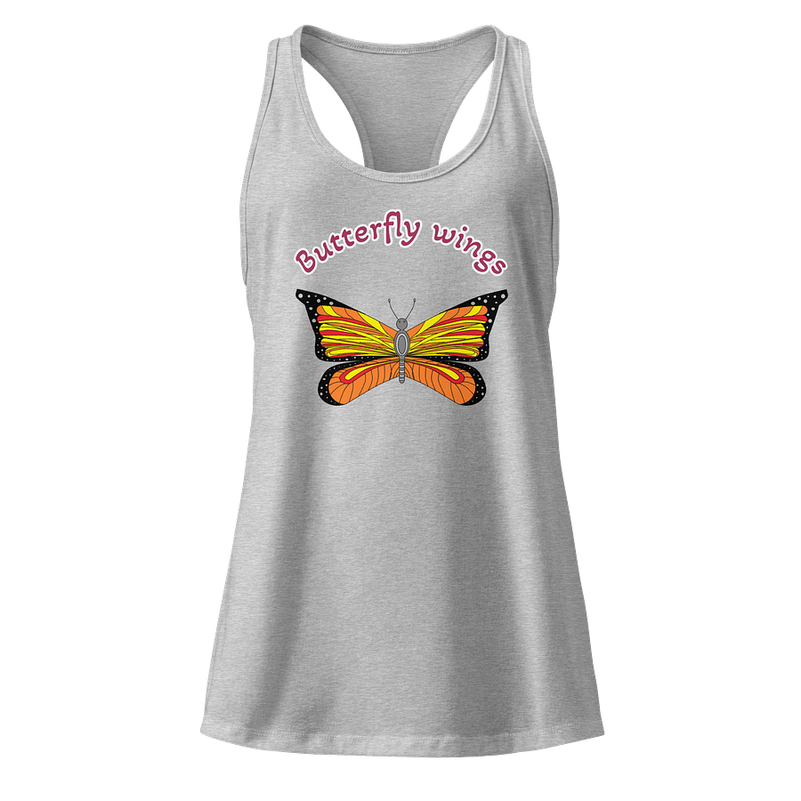 Vibrant Butterfly Wings Racerback Tank product image (5)