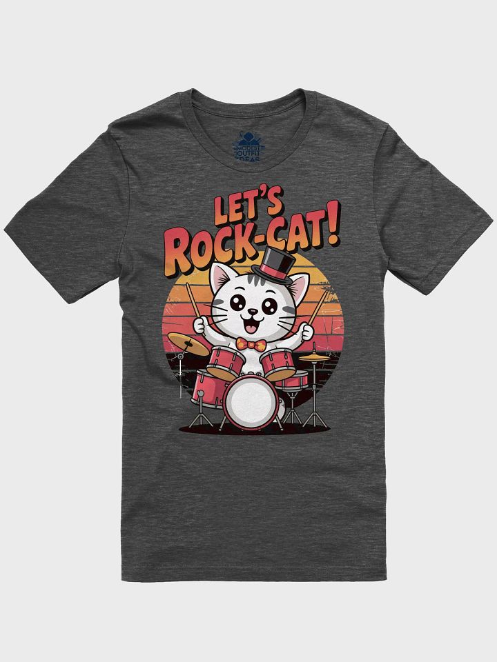Rock-Cat Drummer T-Shirt product image (3)