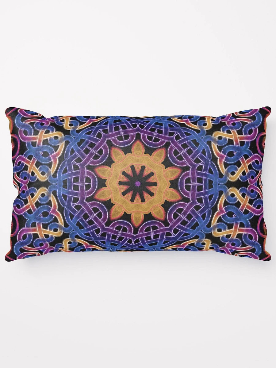 Blue Gold Celtic Knot Throw Pillow product image (14)