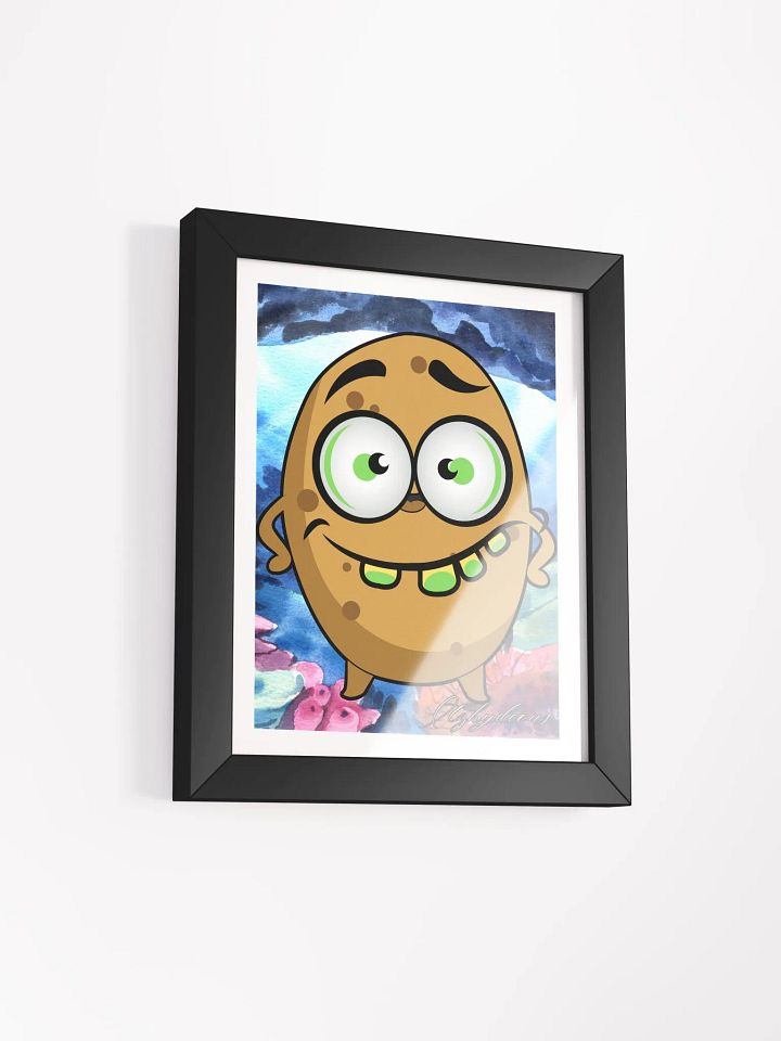 Whimsical Potato Underwater Matte Poster product image (2)