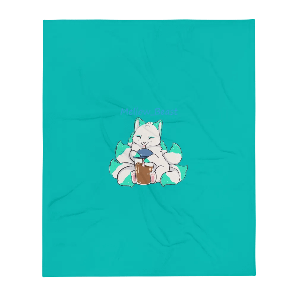 Turquoise Sippy Beast blanket product image (2)