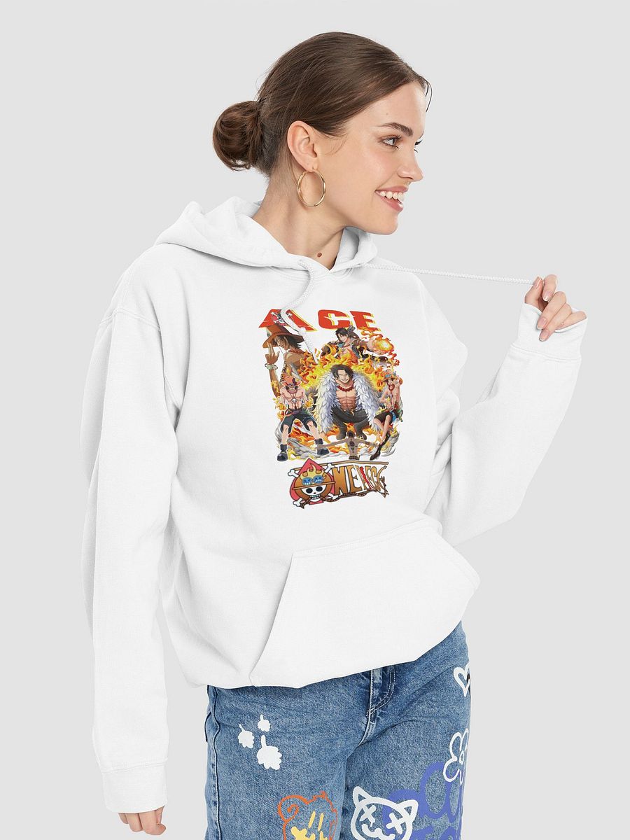 Flaming Ace - One Piece Anime Hoodie product image (88)