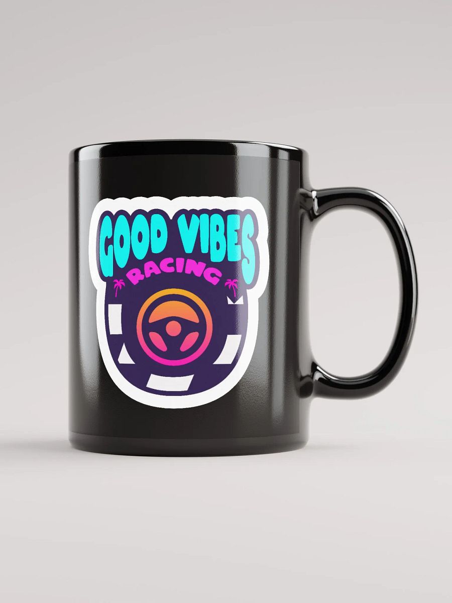 GOOD VIBES RACING BLACK MUG product image (2)