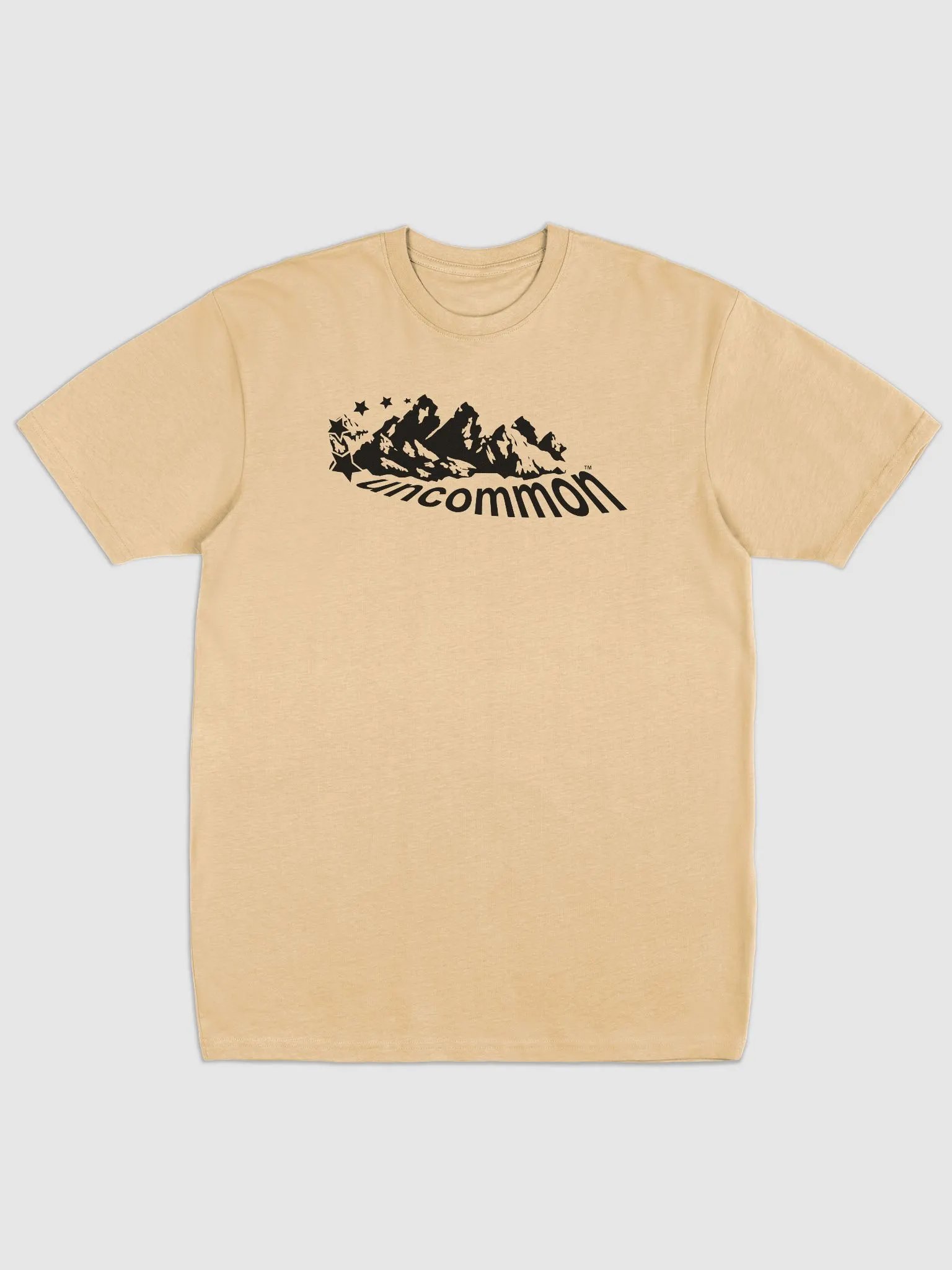 Uncommon Mountains and stars tshirt in cotton product image (6)