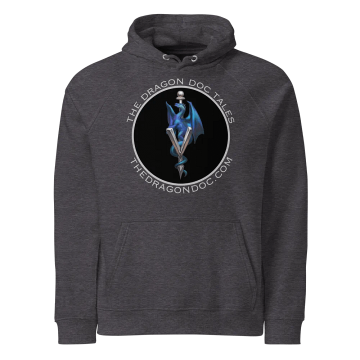 Dragon Doc Eco-Friendly Heavyweight Raglan Hoodie (Charcoal): Earth-Friendly, Dragon-Approved product image (1)