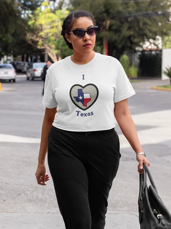 I Love Texas - Crop Top Relaxed Fit Women product image (1)