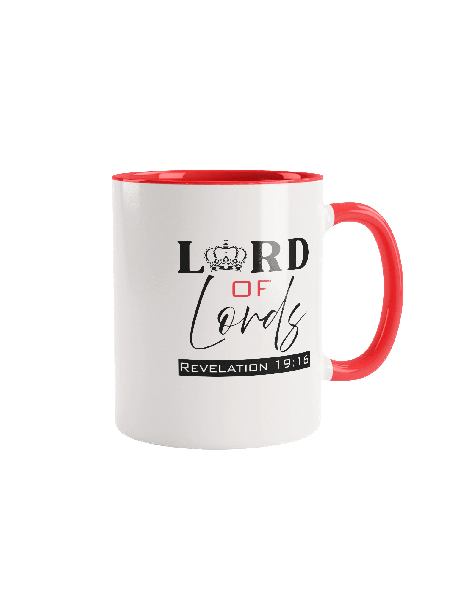 Lord of Lords Christian 11/15 oz Mug with double tone | Jesus Christ Faith Gift | Inspirational Coffee Cup for Believers product image (4)