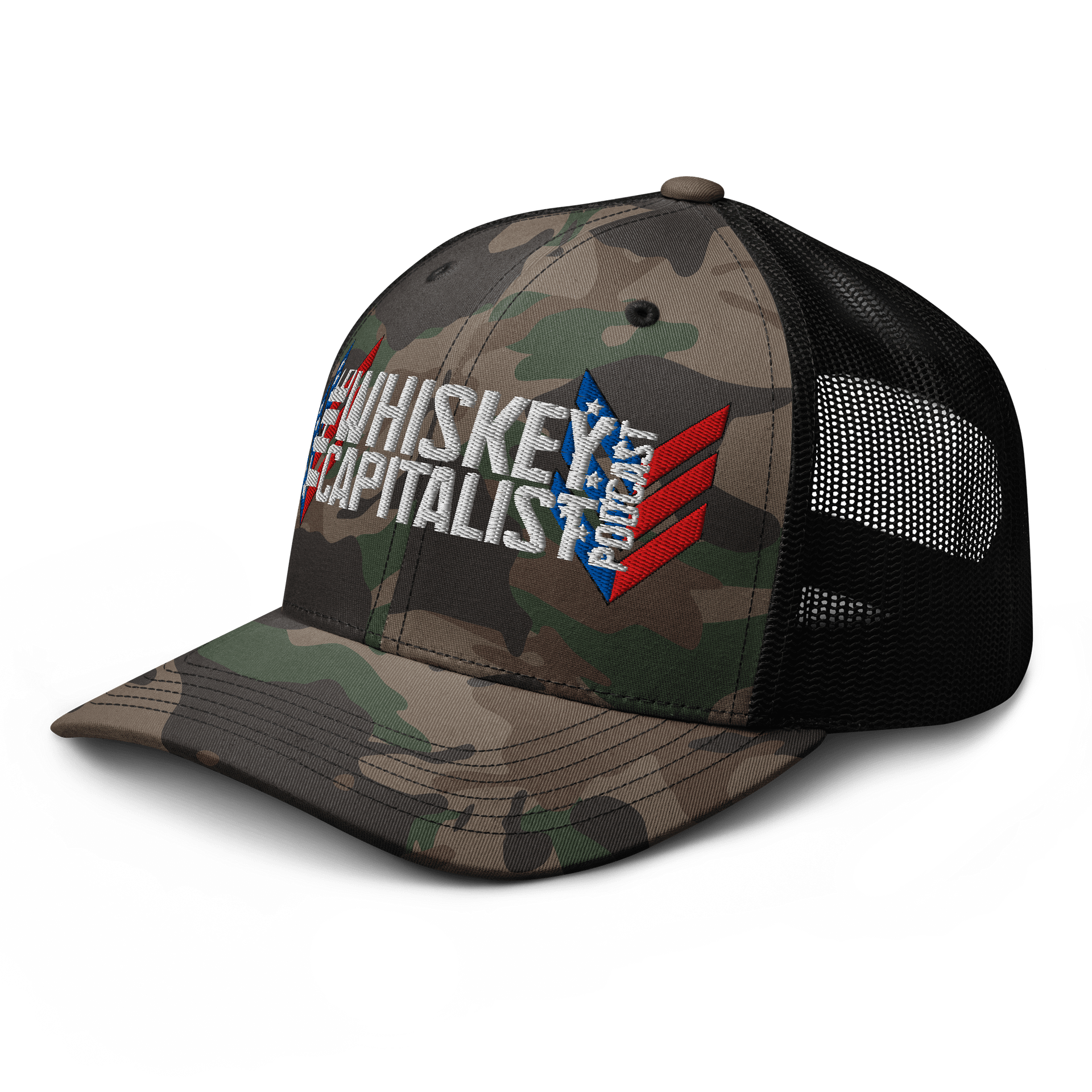 Main Logo Camo Trucker Hat - Embroidered product image (4)