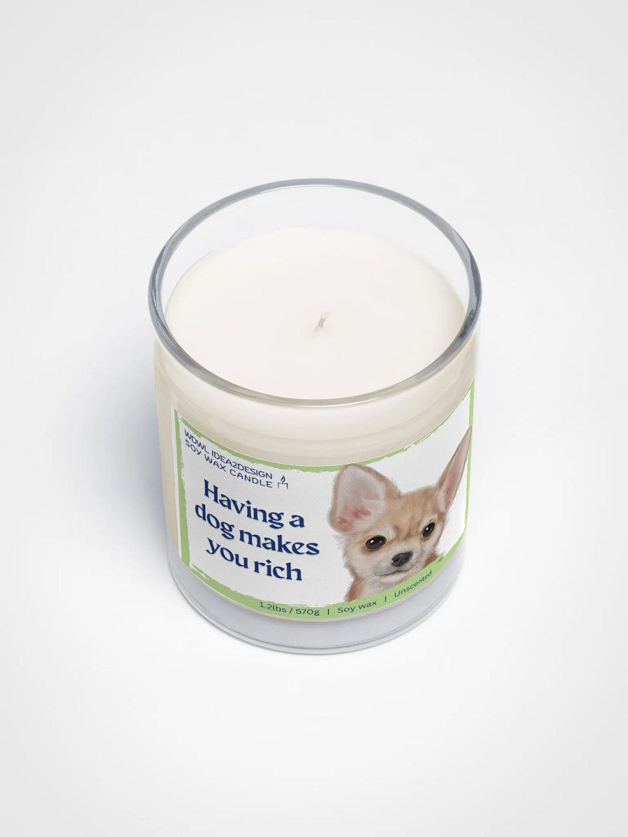 Chihuahua Dog Lover Best Gift, Large Capacity, Great Value & Eco-Friendly Candle – 1.2 lbs of Pure Serenity product image (3)
