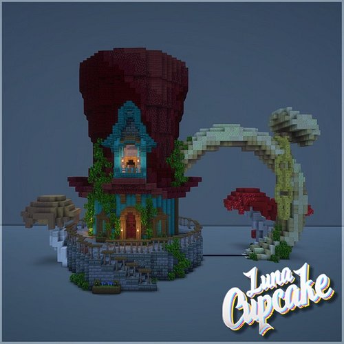 Built for a friend/viewer for her Birthday! A full storage system, portal and crafting space, with a basement to lead to farm...