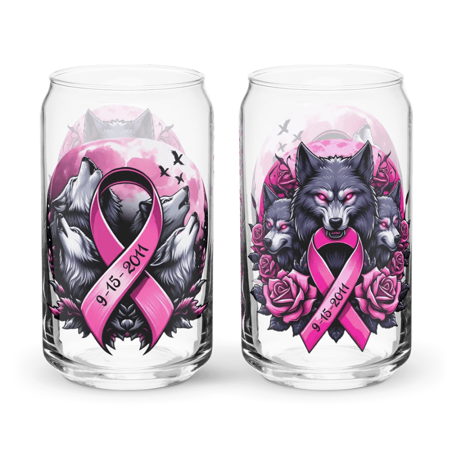 Wolves for Hope Can Glass product image (4)
