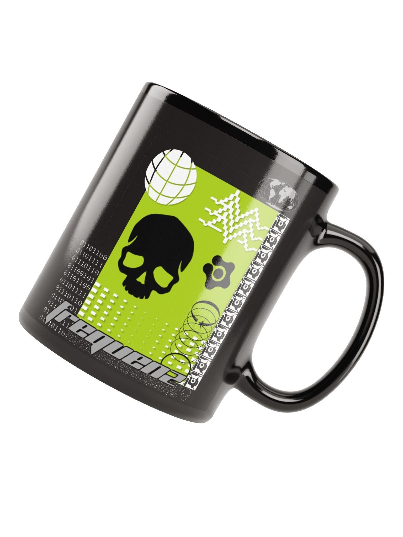 Frequenz Black Mug product image (4)