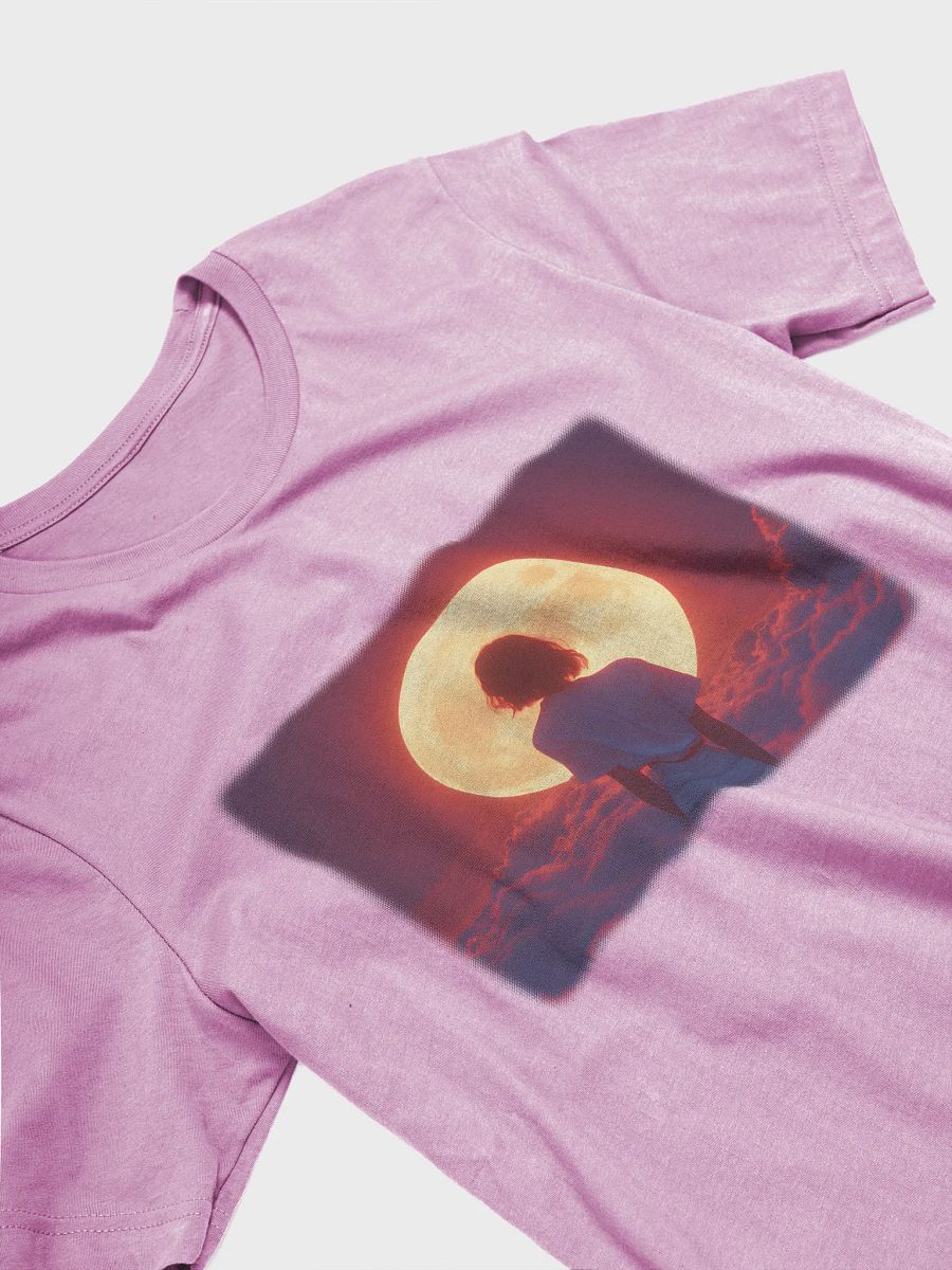 Woman watching the moon from a mountain top product image (14)