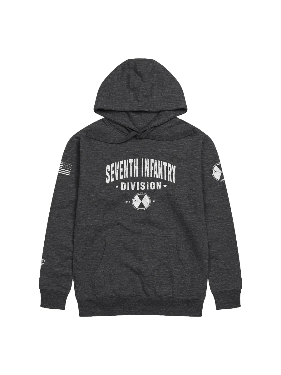 7th Infantry Division Hourglass Division Distressed Hoodie product image (3)