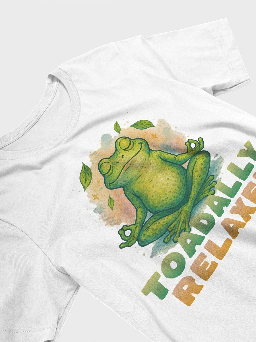 Toadally Relaxed Frog - Yoga T-Shirt product image (2)