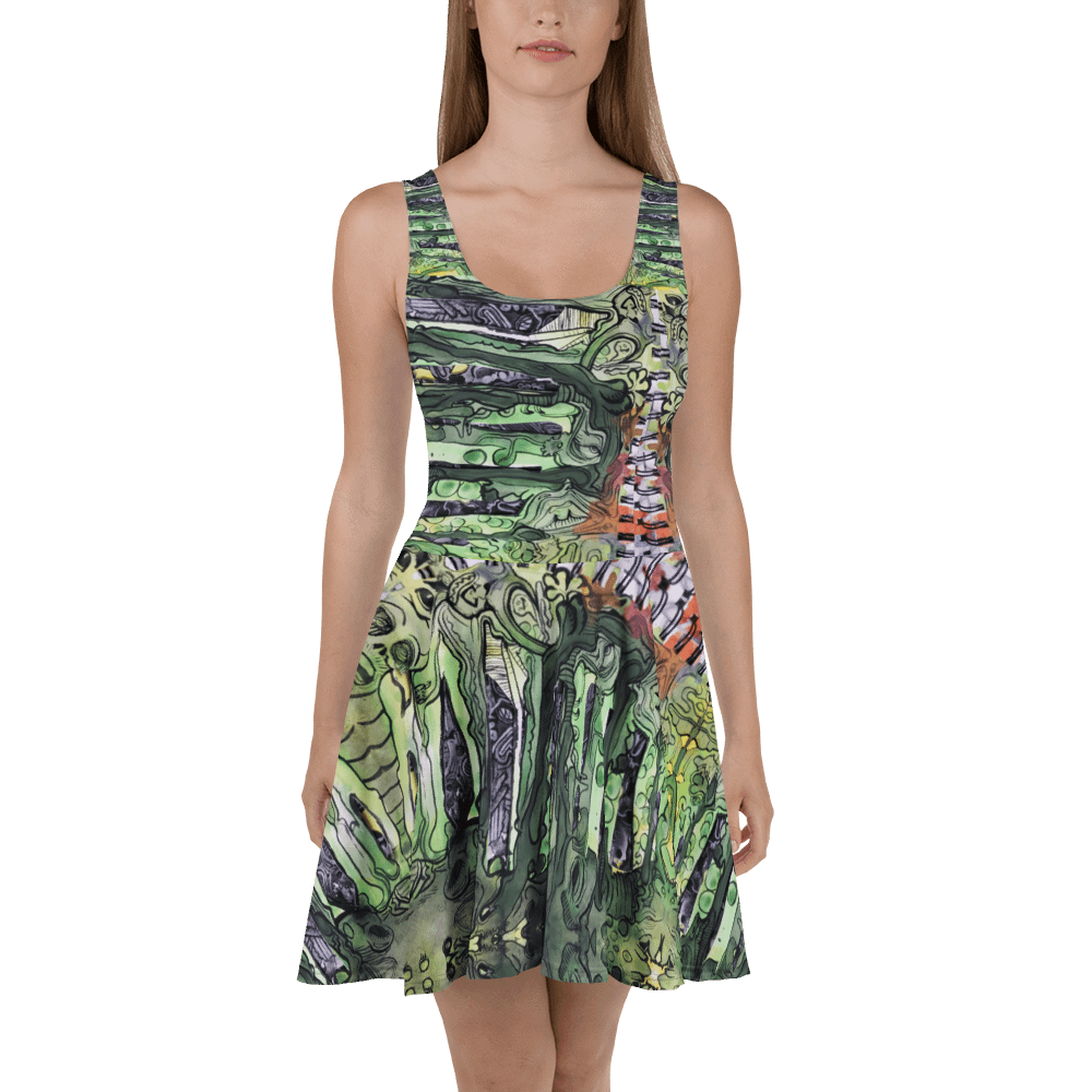 Vibrant Visions Skater Dress product image (2)
