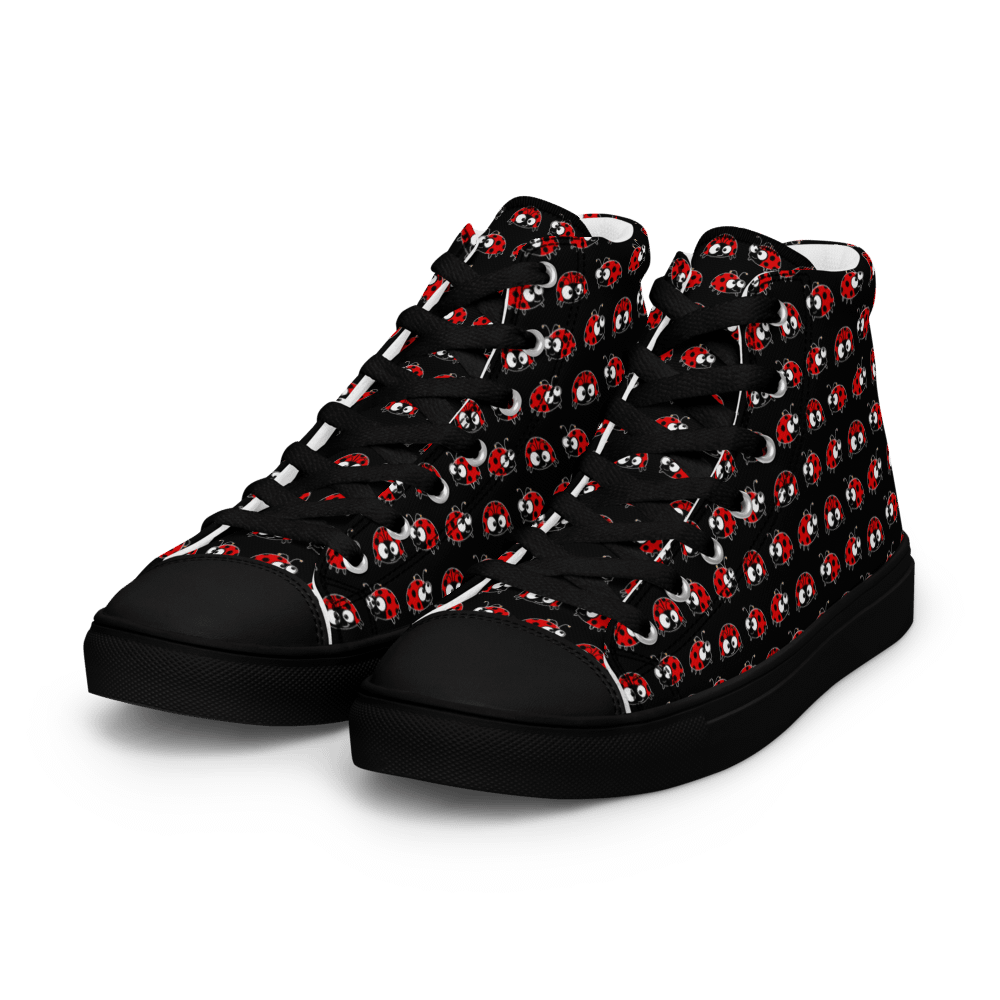 KittyPat's Ladybug Black High Tops product image (6)
